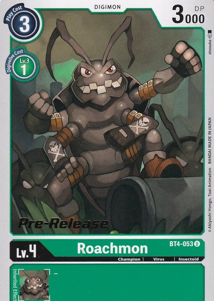 Roachmon [BT4-053] [Great Legend Pre-Release Promos] | The Gaming-Verse