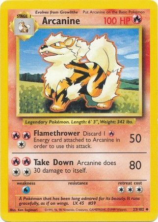 Arcanine (23/102) [Base Set Unlimited] | The Gaming-Verse