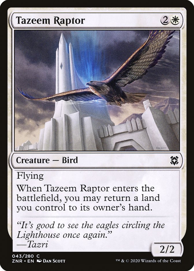 Tazeem Raptor [Zendikar Rising] | The Gaming-Verse