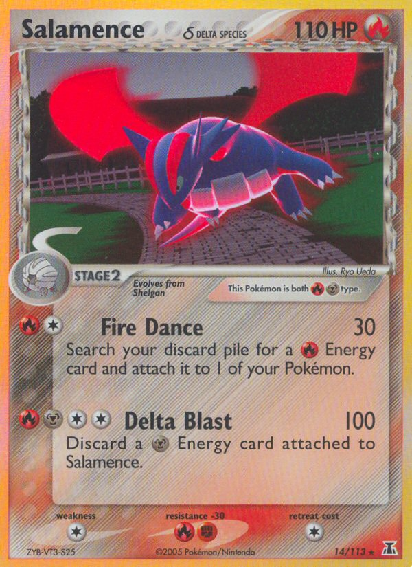 Salamence (14/113) (Delta Species) [EX: Delta Species] | The Gaming-Verse