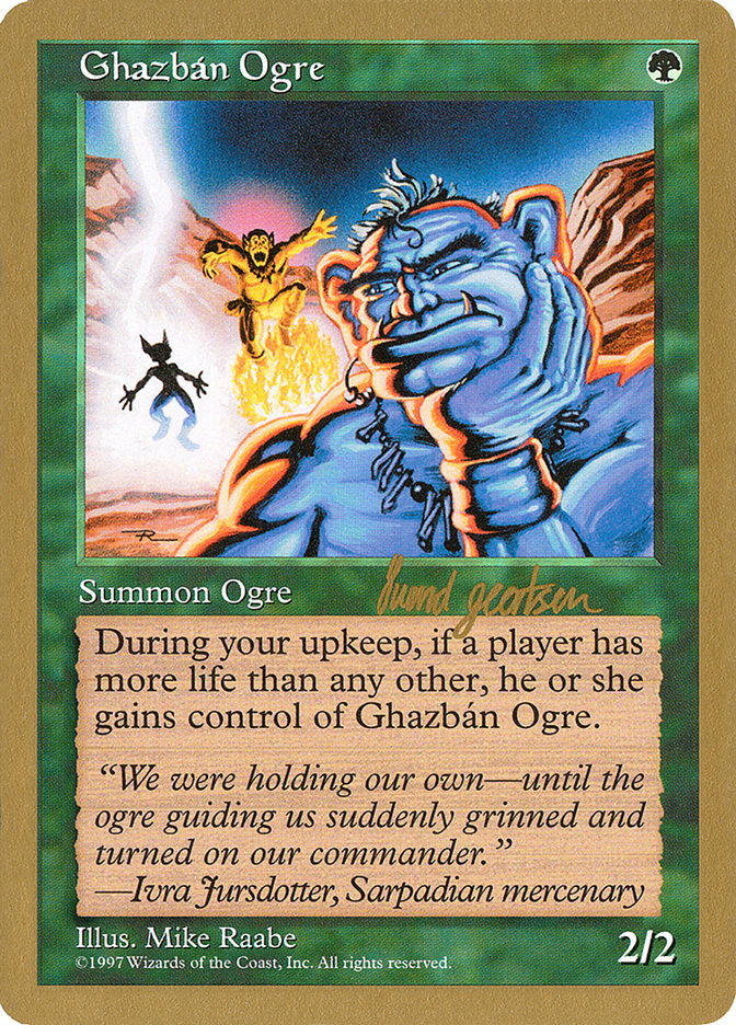 Ghazbán Ogre (Svend Geertsen) [World Championship Decks 1997] | The Gaming-Verse