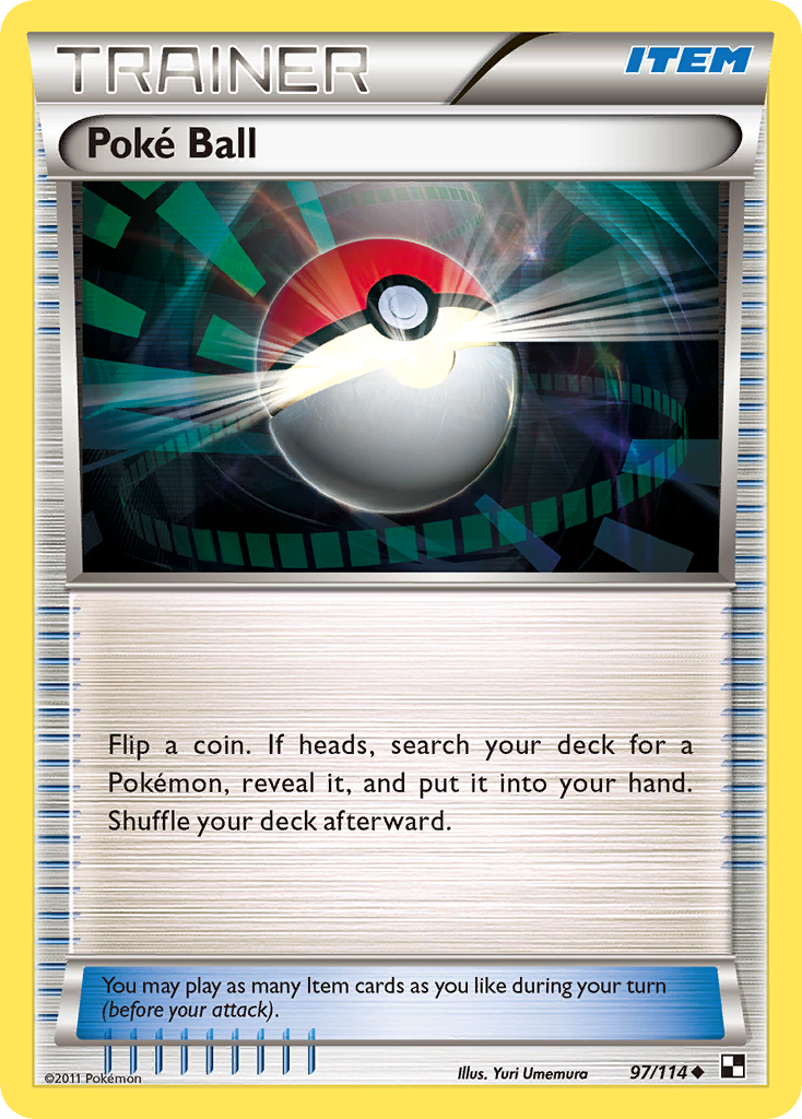 Poke Ball (97/114) [Black & White: Base Set] | The Gaming-Verse