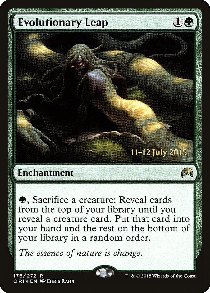 Evolutionary Leap [Magic Origins Prerelease Promos] | The Gaming-Verse