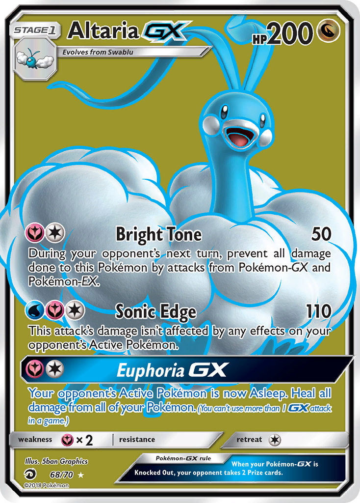 Altaria GX (68/70) [Sun & Moon: Dragon Majesty] | The Gaming-Verse