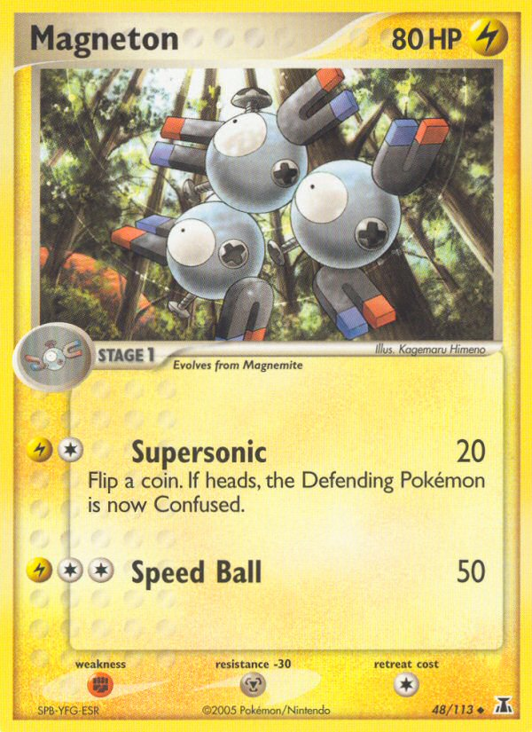 Magneton (48/113) [EX: Delta Species] | The Gaming-Verse