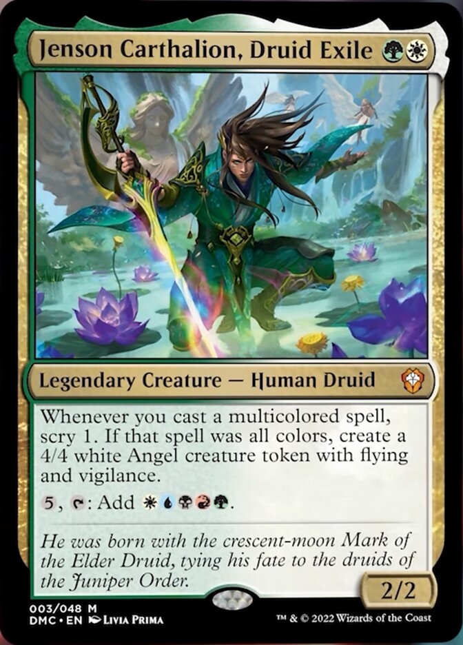 Jenson Carthalion, Druid Exile [Dominaria United Commander] | The Gaming-Verse