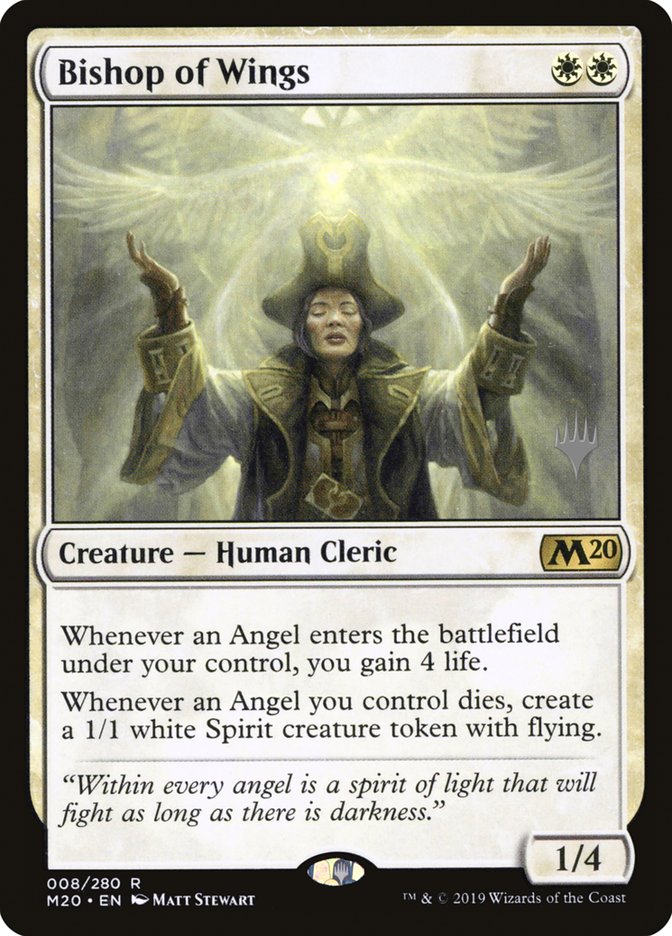 Bishop of Wings (Promo Pack) [Core Set 2020 Promos] | The Gaming-Verse