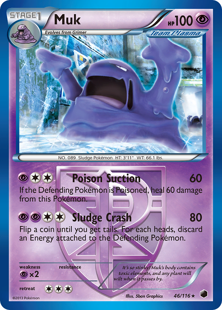 Muk (46/116) [Black & White: Plasma Freeze] | The Gaming-Verse