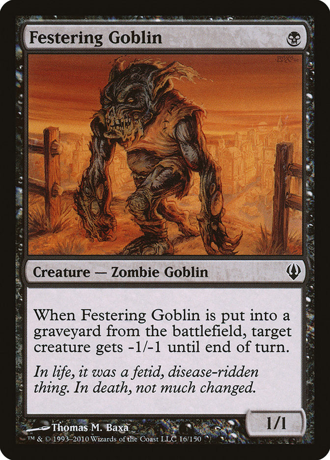 Festering Goblin [Archenemy] | The Gaming-Verse