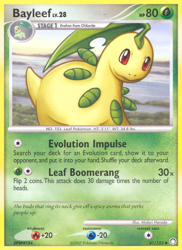 Bayleef (41/123) [Diamond & Pearl: Mysterious Treasures] | The Gaming-Verse