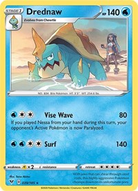 Drednaw (039/185) (Cracked Ice Holo) (Theme Deck Exclusive) [Sword & Shield: Vivid Voltage] | The Gaming-Verse