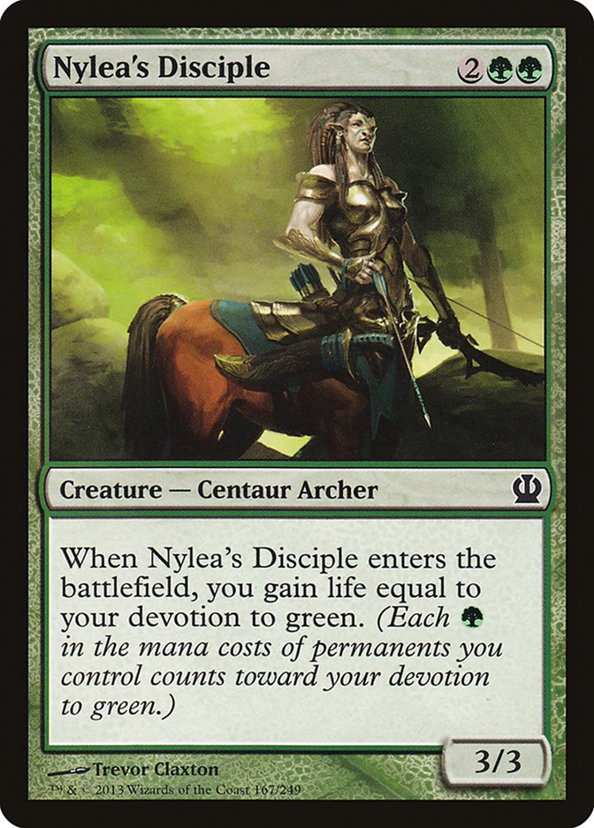 Nylea's Disciple [Theros] | The Gaming-Verse