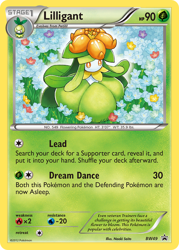 Lilligant (BW49) [Black & White: Black Star Promos] | The Gaming-Verse