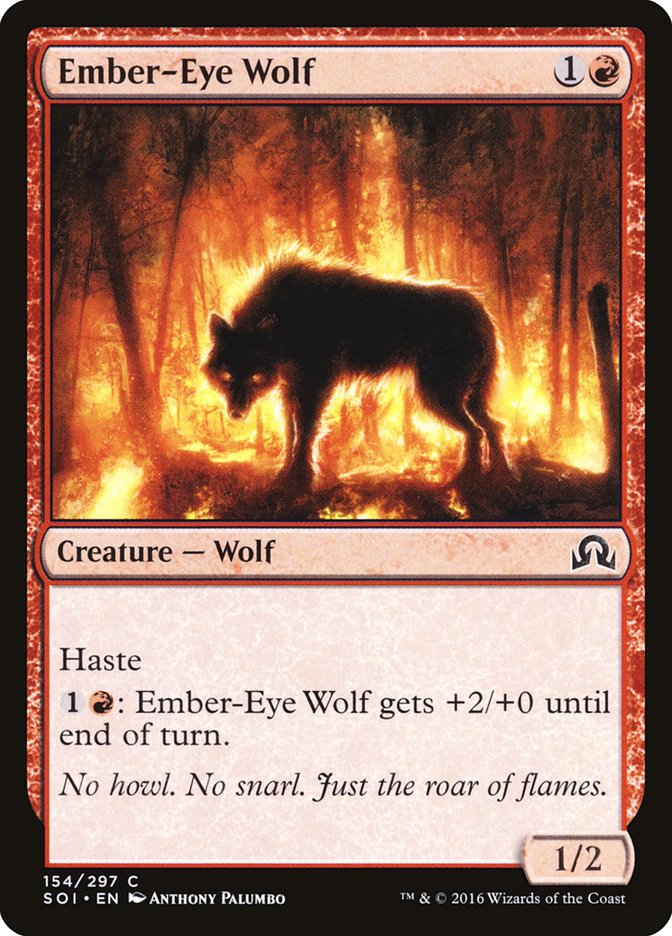 Ember-Eye Wolf [Shadows over Innistrad] | The Gaming-Verse