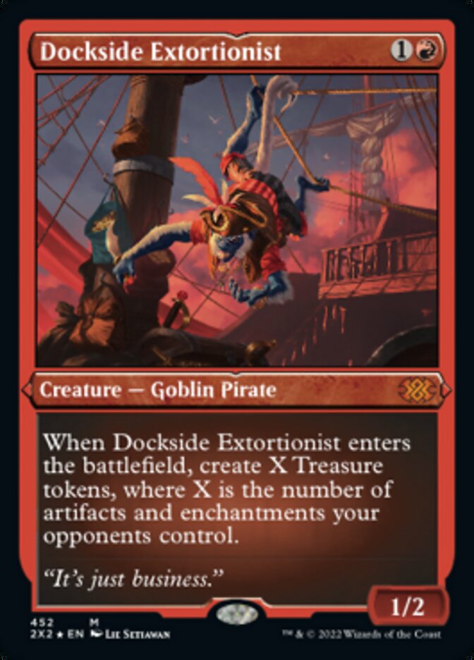 Dockside Extortionist (Foil Etched) [Double Masters 2022] | The Gaming-Verse