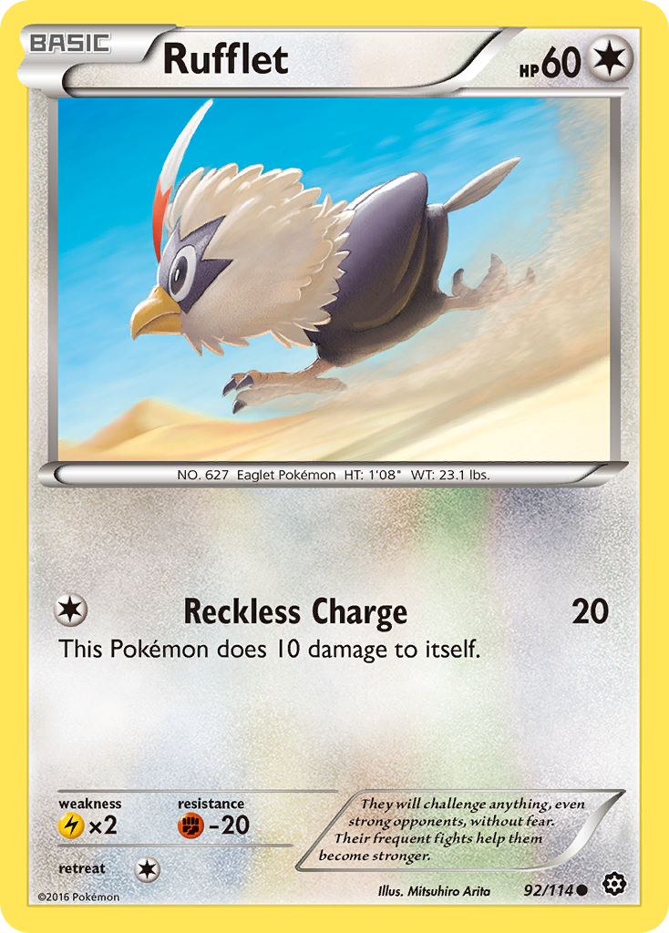 Rufflet (92/114) [XY: Steam Siege] | The Gaming-Verse