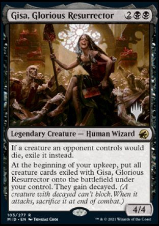 Gisa, Glorious Resurrector (Promo Pack) [Innistrad: Midnight Hunt Promos] | The Gaming-Verse