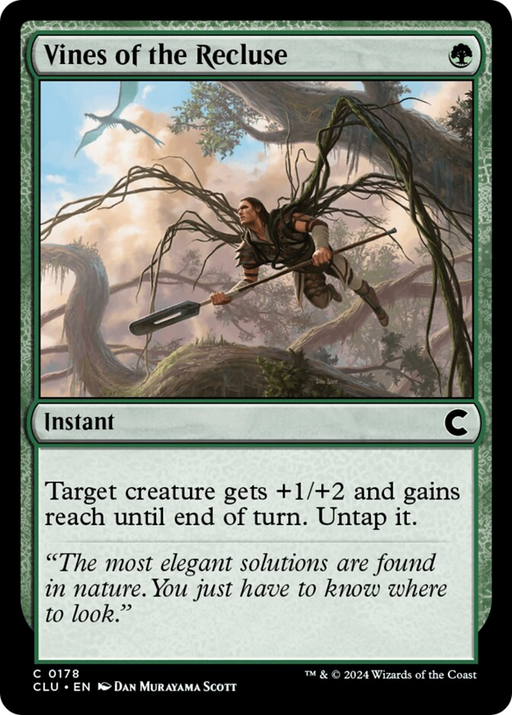 Vines of the Recluse [Ravnica: Clue Edition] | The Gaming-Verse