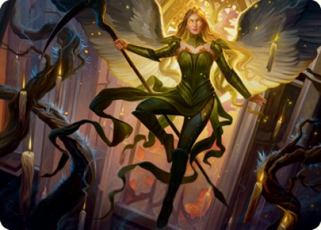 Sigarda, Champion of Light Art Card [Innistrad: Midnight Hunt Art Series] | The Gaming-Verse