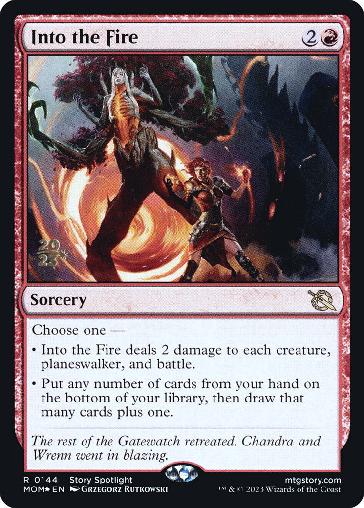 Into the Fire [March of the Machine Prerelease Promos] | The Gaming-Verse