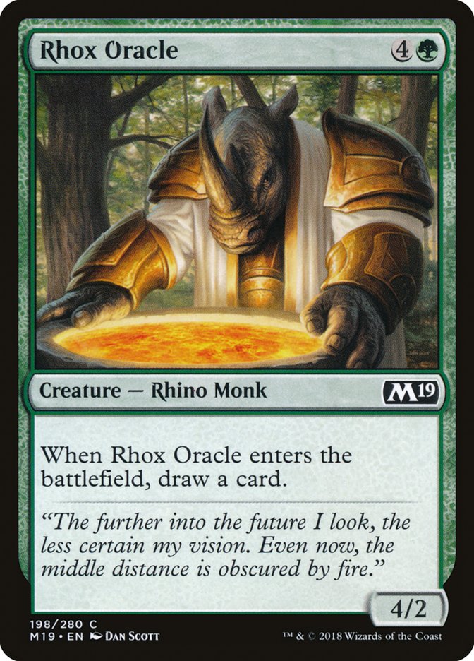 Rhox Oracle [Core Set 2019] | The Gaming-Verse