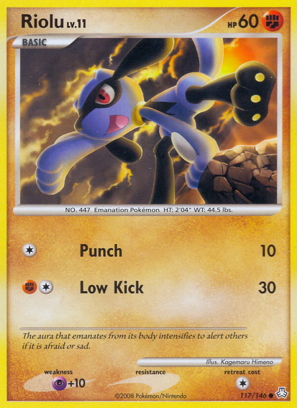 Riolu (117/146) [Diamond & Pearl: Legends Awakened] | The Gaming-Verse