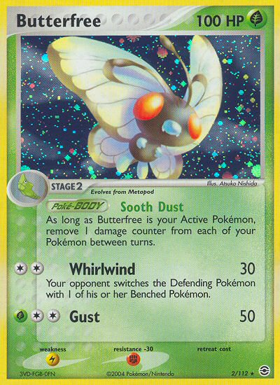 Butterfree (2/112) [EX: FireRed & LeafGreen] | The Gaming-Verse