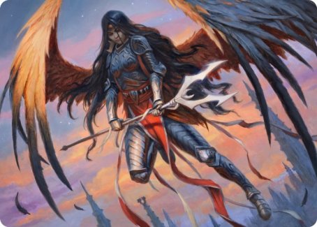 Liesa, Forgotten Archangel Art Card [Innistrad: Midnight Hunt Art Series] | The Gaming-Verse