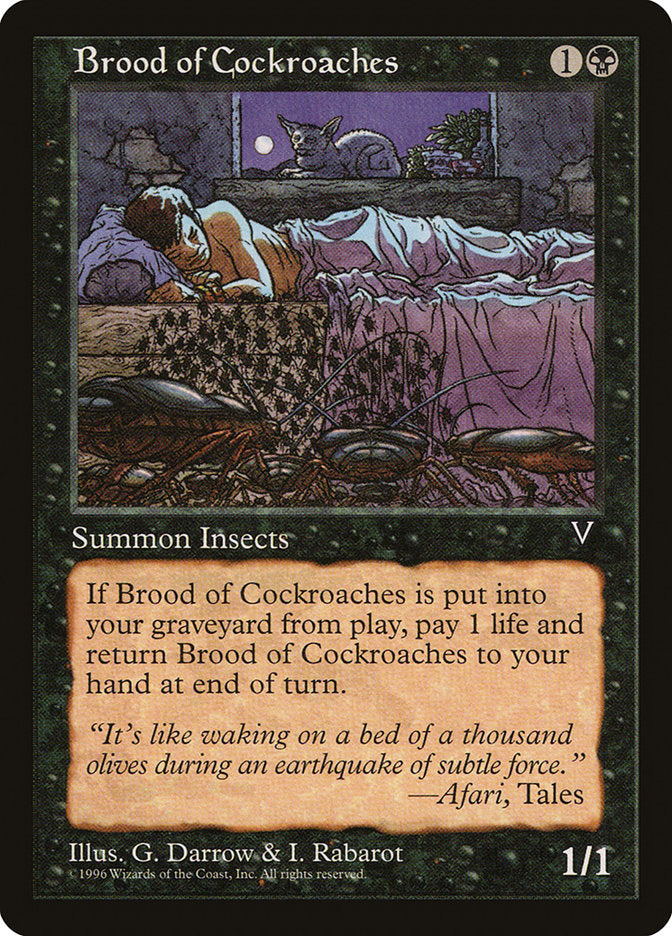 Brood of Cockroaches [Visions] | The Gaming-Verse