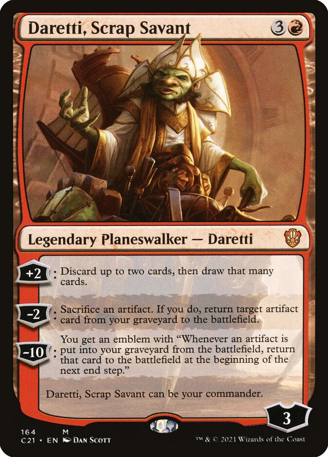 Daretti, Scrap Savant [Commander 2021] | The Gaming-Verse