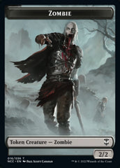 Zombie // Drake Double-sided Token [Streets of New Capenna Commander Tokens] | The Gaming-Verse