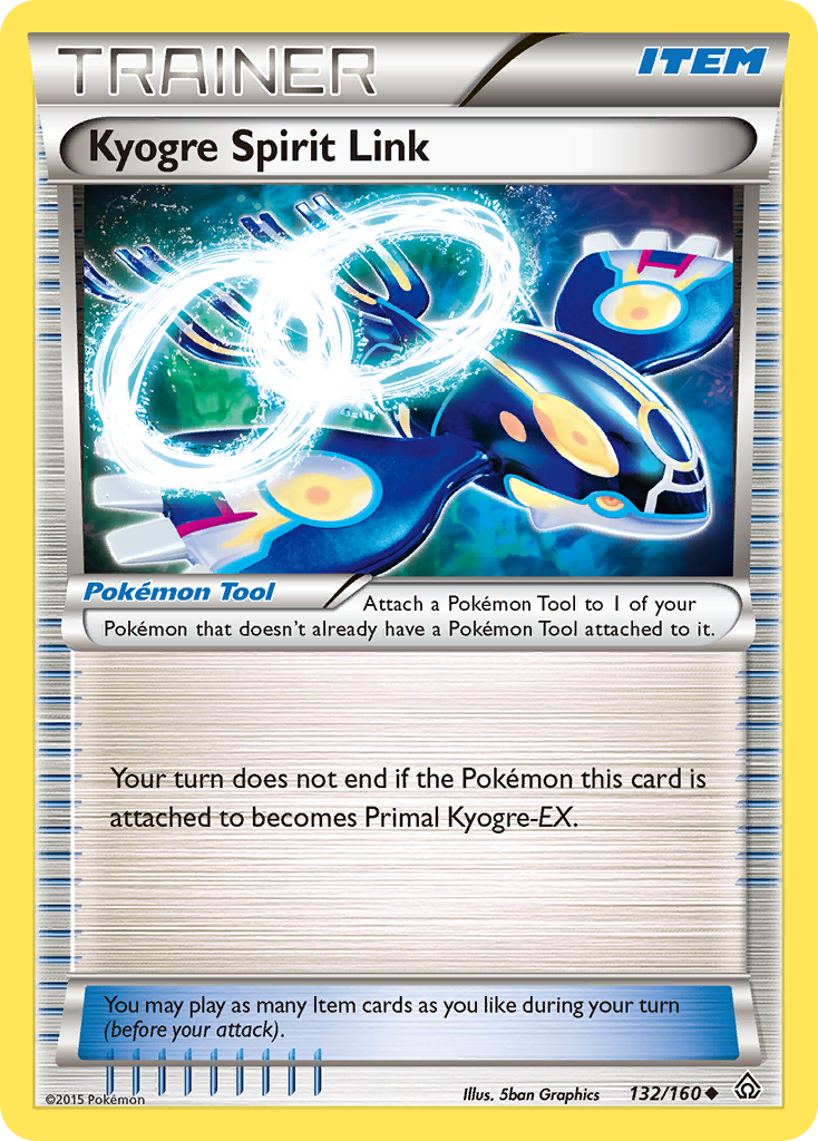 Kyogre Spirit Link (132/160) [XY: Primal Clash] | The Gaming-Verse