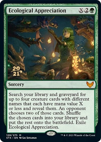 Ecological Appreciation [Strixhaven: School of Mages Prerelease Promos] | The Gaming-Verse