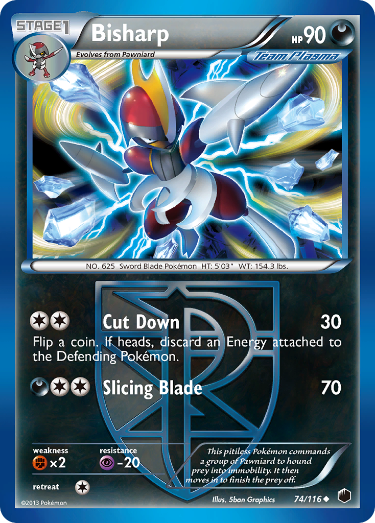 Bisharp (74/116) [Black & White: Plasma Freeze] | The Gaming-Verse