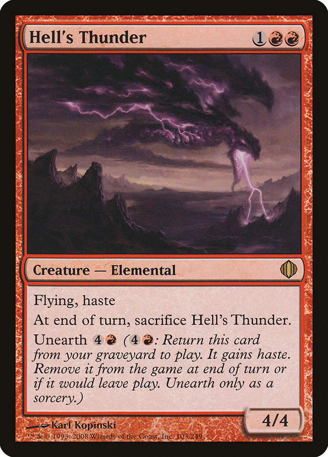 Hell's Thunder [Shards of Alara] | The Gaming-Verse