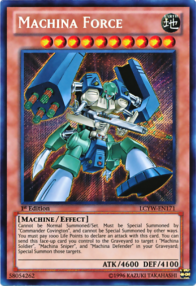 Machina Force [LCYW-EN171] Secret Rare | The Gaming-Verse