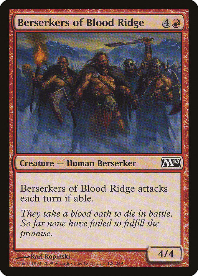 Berserkers of Blood Ridge [Magic 2010] | The Gaming-Verse