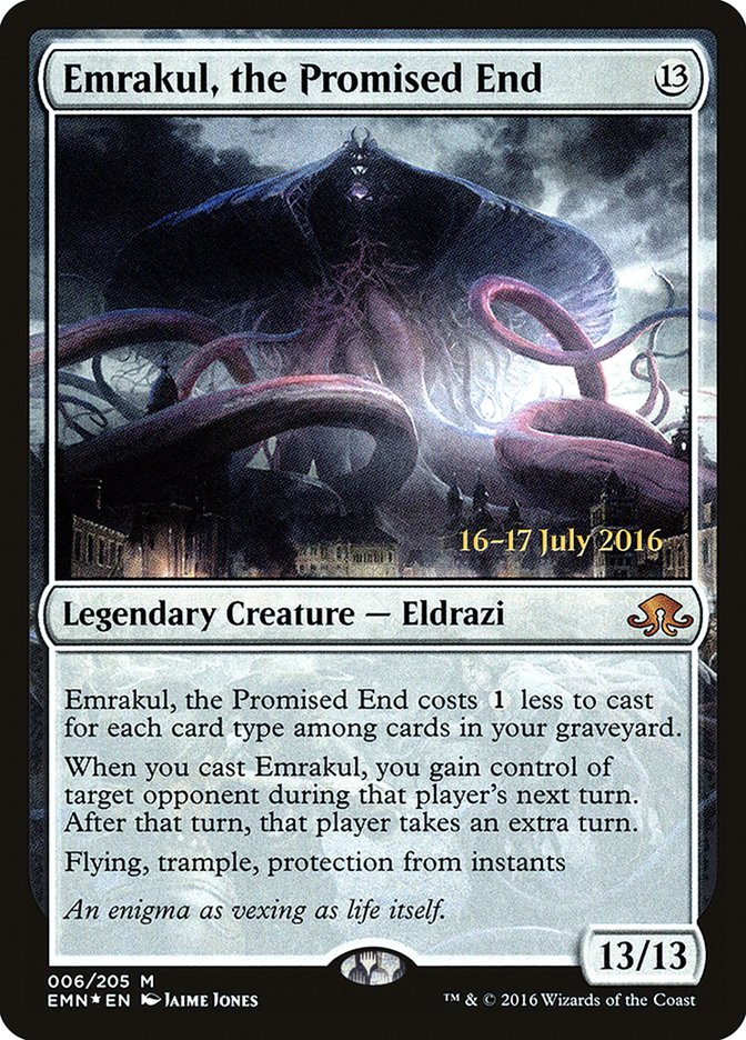 Emrakul, the Promised End  (Prerelease) [Eldritch Moon Prerelease Promos] | The Gaming-Verse