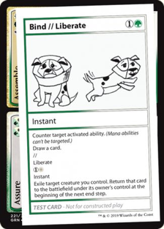 Bind // Liberate (2021 Edition) [Mystery Booster Playtest Cards] | The Gaming-Verse