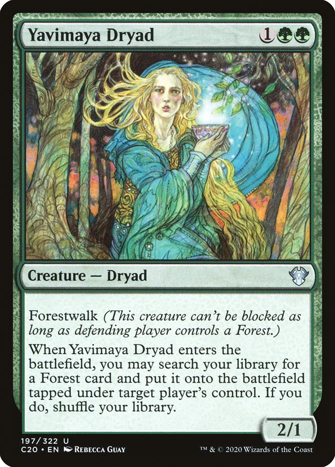 Yavimaya Dryad [Commander 2020] | The Gaming-Verse