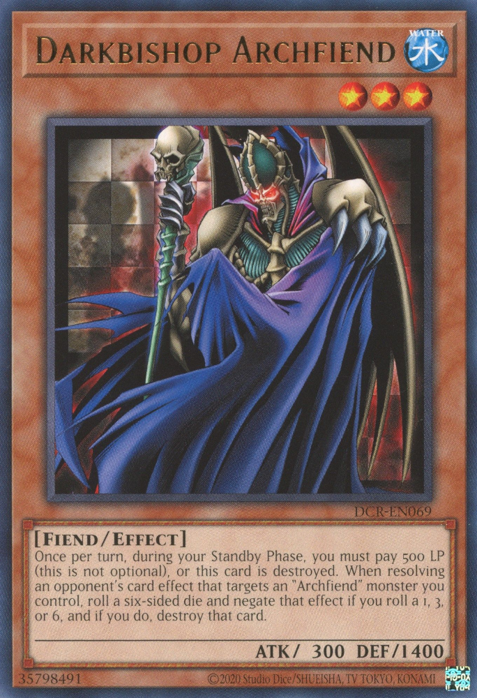 Darkbishop Archfiend [DCR-EN069] Rare | The Gaming-Verse