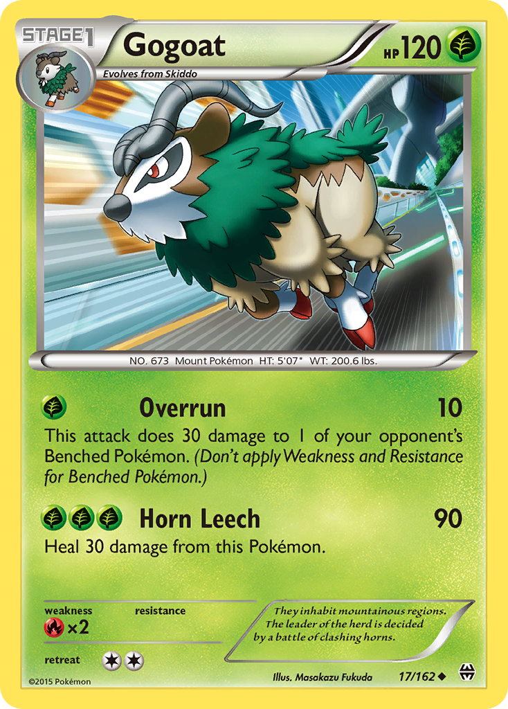 Gogoat (17/162) [XY: BREAKthrough] | The Gaming-Verse