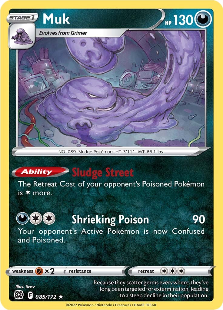 Muk (085/172) [Sword & Shield: Brilliant Stars] | The Gaming-Verse