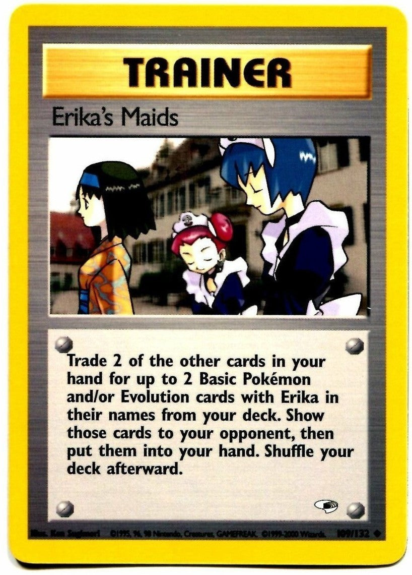 Erika's Maids (109/132) [Gym Heroes Unlimited] | The Gaming-Verse