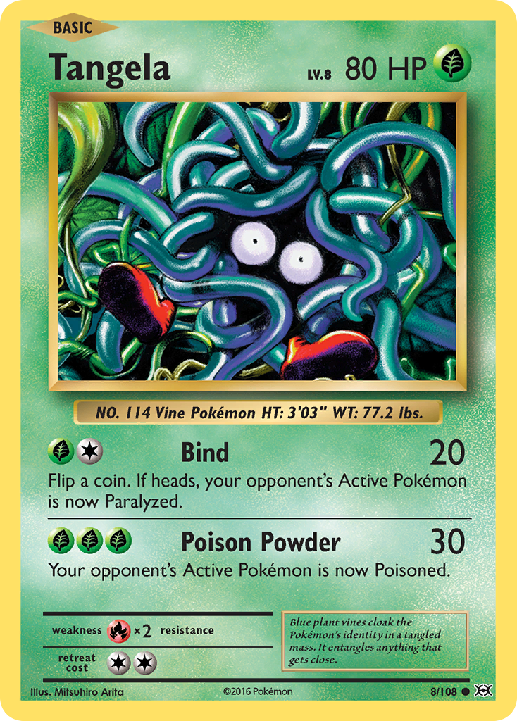 Tangela (8/108) [XY: Evolutions] | The Gaming-Verse