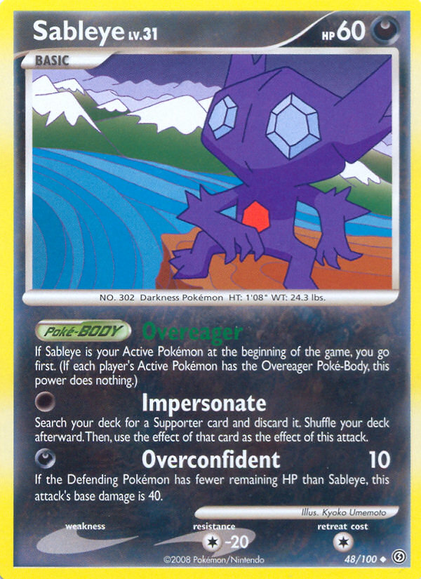 Sableye (48/100) [Diamond & Pearl: Stormfront] | The Gaming-Verse