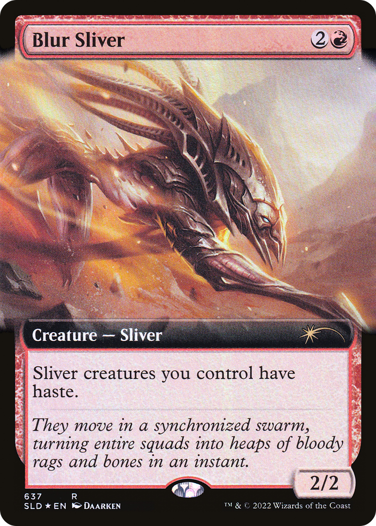 Blur Sliver (Extended Art) [Secret Lair Drop Promos] | The Gaming-Verse