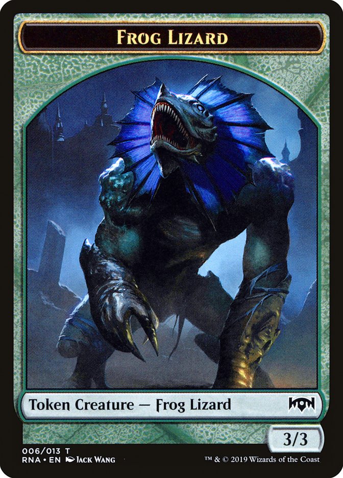 Frog Lizard [Ravnica Allegiance Tokens] | The Gaming-Verse