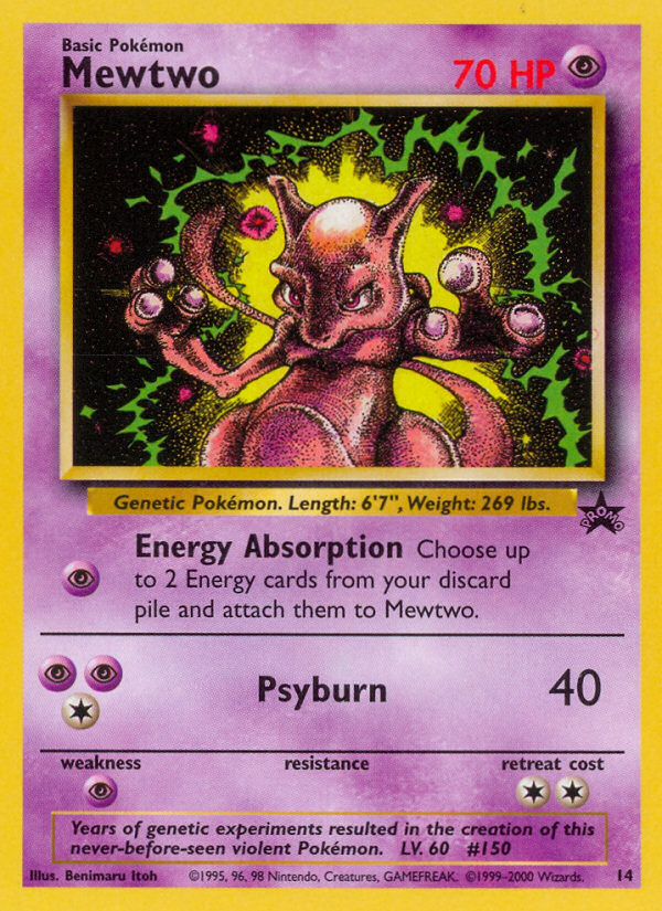 Mewtwo (14) [Wizards of the Coast: Black Star Promos] | The Gaming-Verse