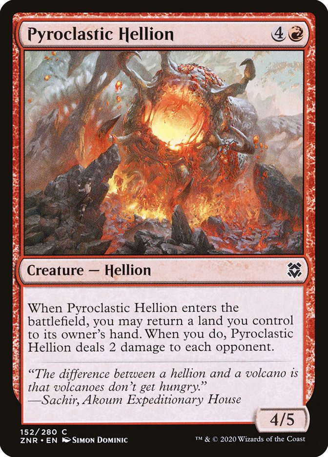 Pyroclastic Hellion [Zendikar Rising] | The Gaming-Verse